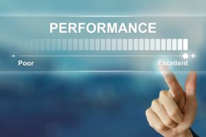 Business,Hand,Pushing,Excellent,Performance,On,Virtual,Screen,Interface - White Space | Digital Marketing Agency performance marketing
