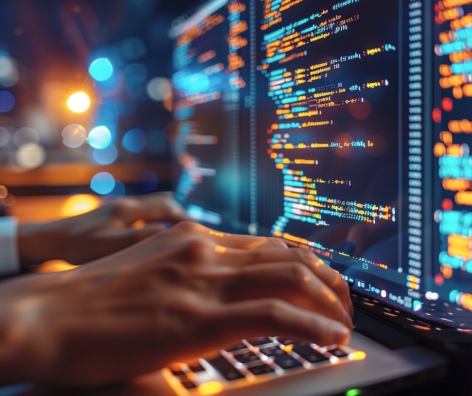 Computer,Programmer,Using,Development,Software - White Space | Digital Marketing Agency