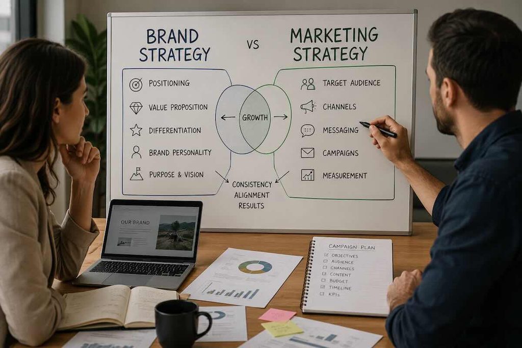 Brand Strategy vs Marketing Strategy - White Space | Digital Marketing Agency Brand Strategy vs Marketing Strategy